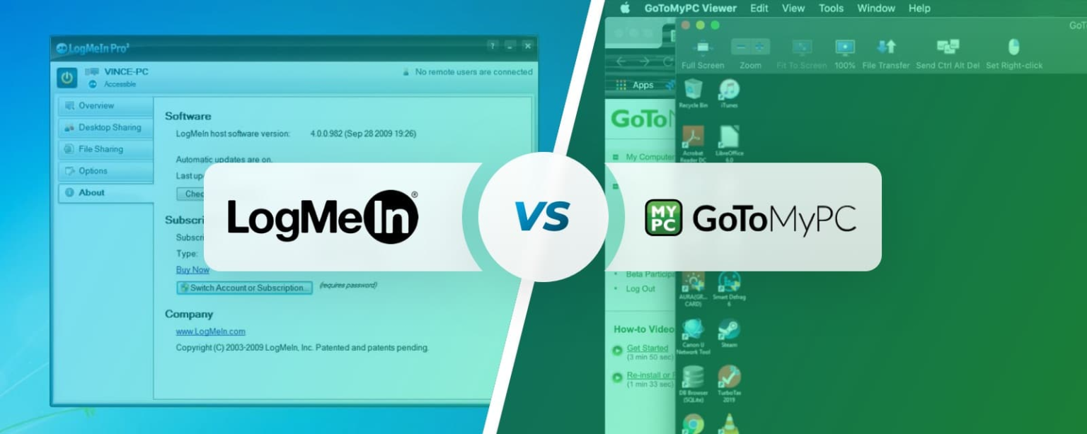 GoToMyPC Vs LogMeIn | 2023 Remote Desktop Software Comparison