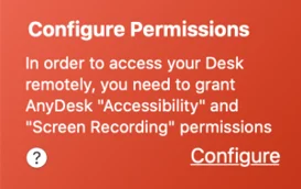 configure permissions on macOS