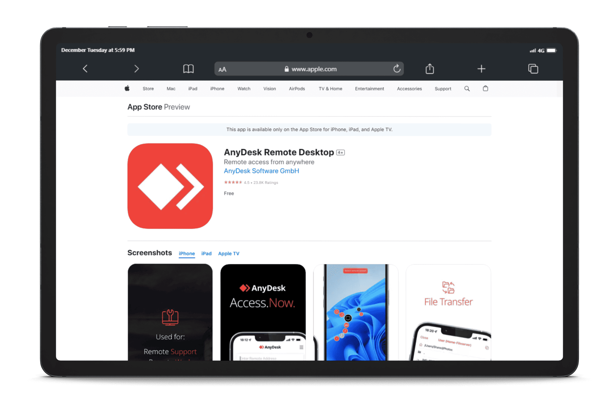 AnyDesk for iOS