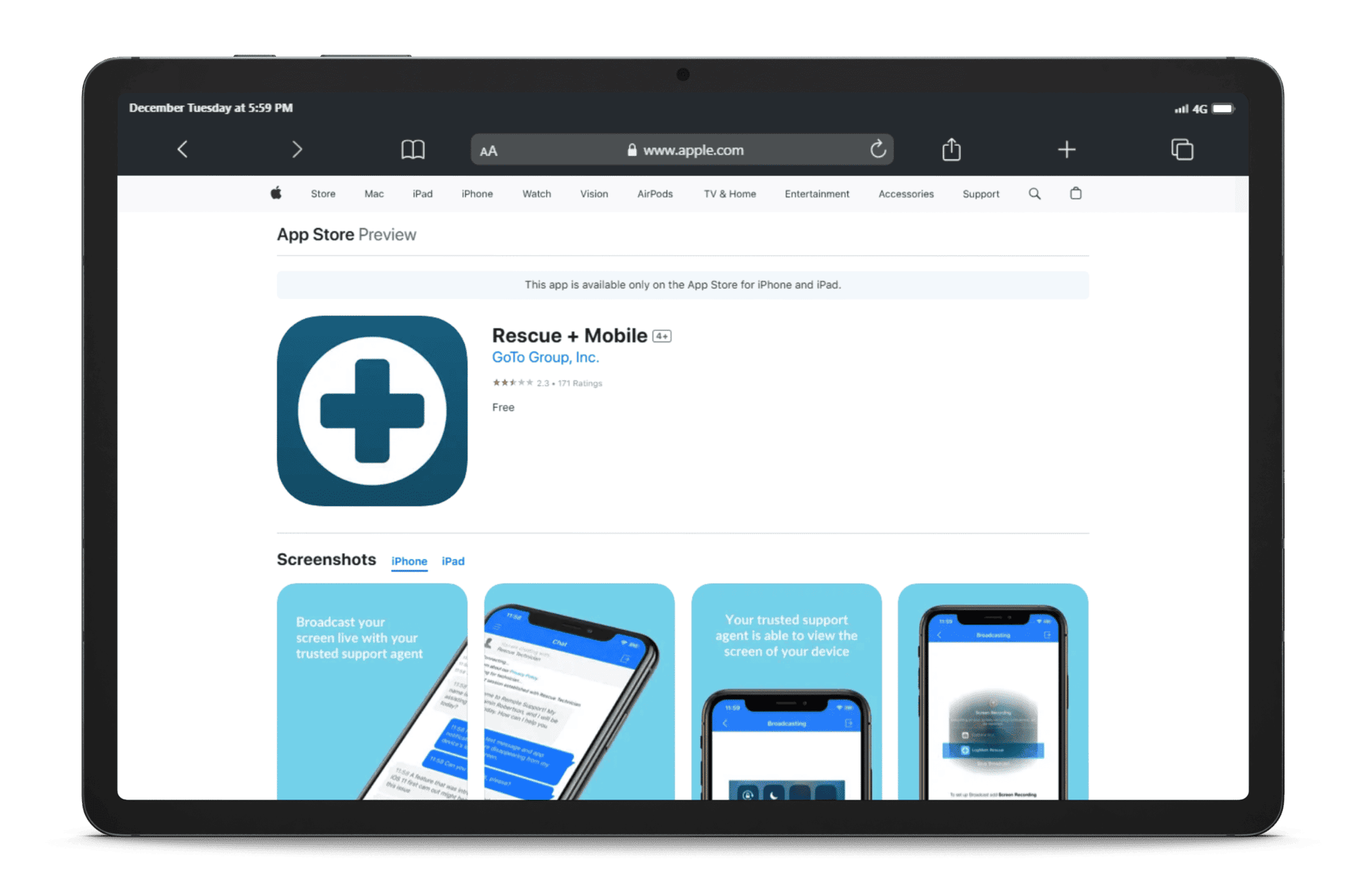 LogMeIn Rescue for iOS