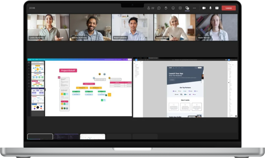 Multishare app to share multiple screens on Teams