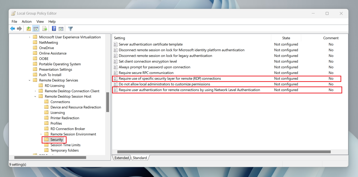 Opening Computer Configuration