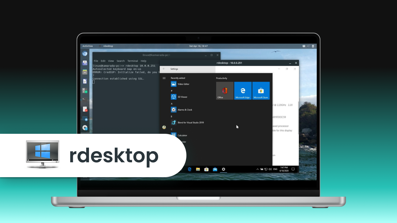 rdesktop Linux rdesktop Linux